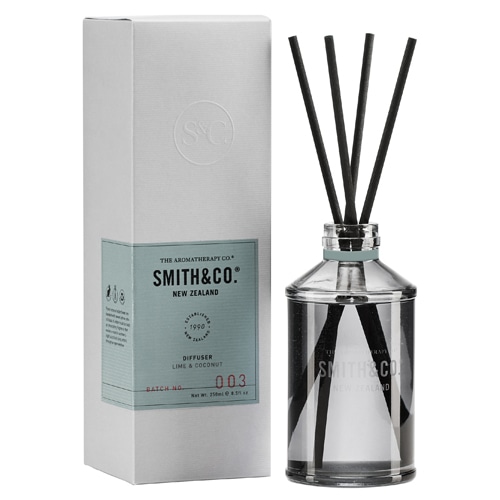 【ニュージーランドブランド★シトラスブレンドの香り】Smith&Co. Diffuser ディフューザー LIME & COCONUT ライム＆ココナッツ