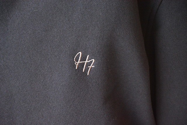 ハリス HARRISS 10.0oz T/Cスウェット裏起毛スナップJK(CK232-01260)ネイビー M