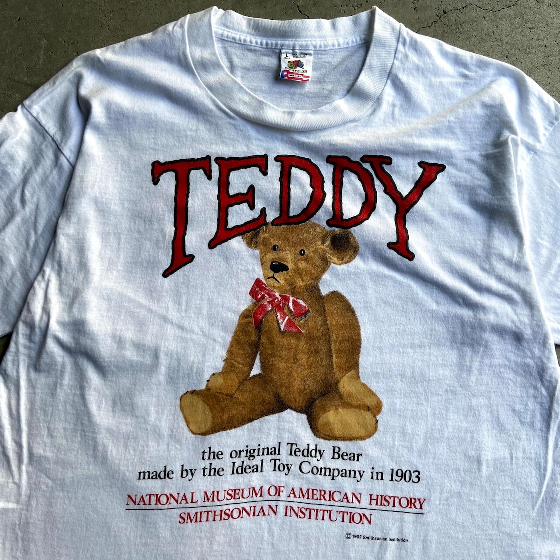 90年代 USA製 TEDDY Smithsonian Institution スミソニアン博物館 