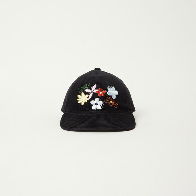 Multi Flower corduroy Cap