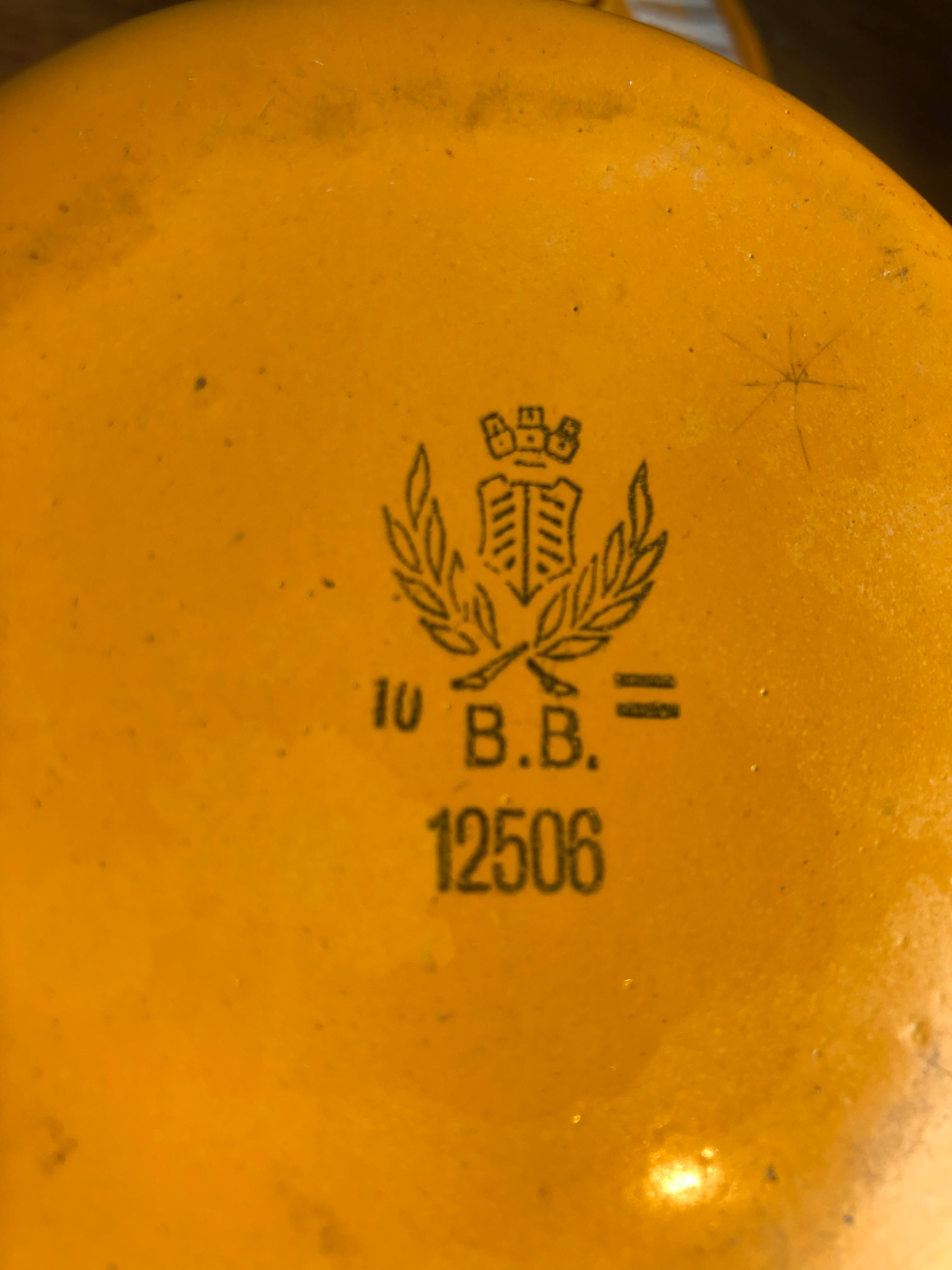 フランス B.B社 キャニスターセット ホーロー イエロー | Brocante de