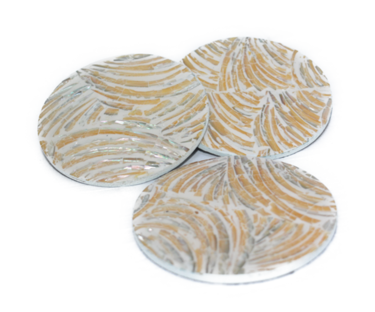 シェルコースター(丸)10枚セット