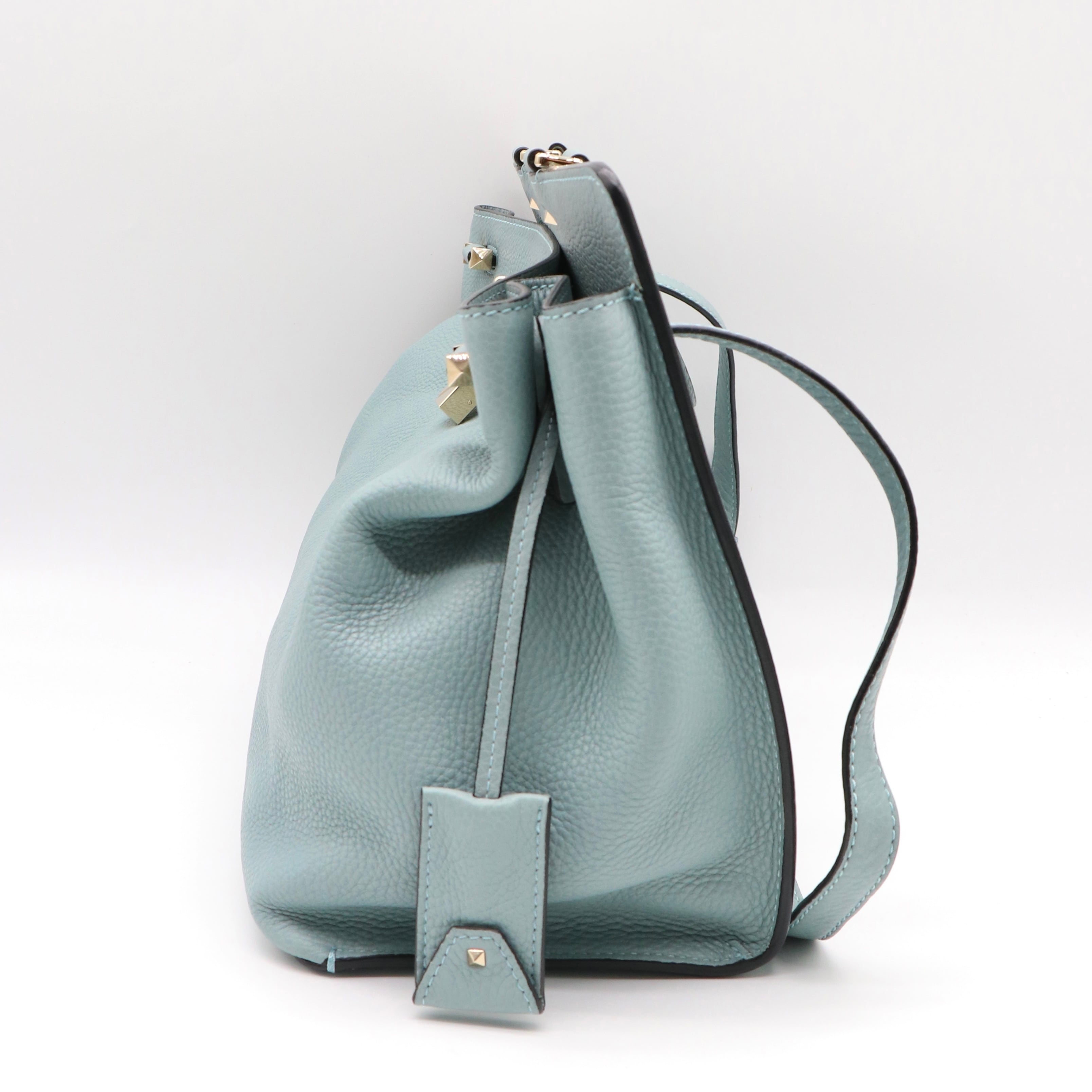 VALENTINO GARAVANI ジョイロック 2wayハンドバッグ バッグ ブルー