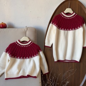 冬フェアーアイル柄セーター