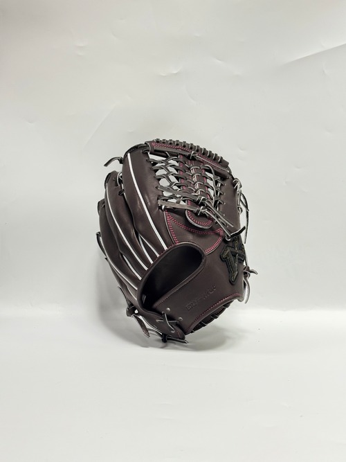 ATOMSｰアトムズ　限定硬式グラブ　高校野球対応　外野手モデル　右投げ用　APLｰUR007＋型　Dブラウン×中白ブラウン 画像