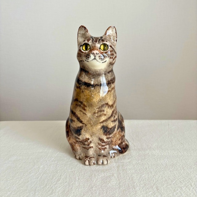 No.10 ウィンスタンレイキャット　ケンジントンキャット　キジトラ猫　貫入無 No.10 ウィンスタンレイキャット ケンジントンキャット キジトラ猫