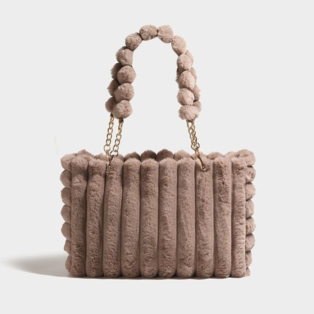 リブファー トートバッグ 231619