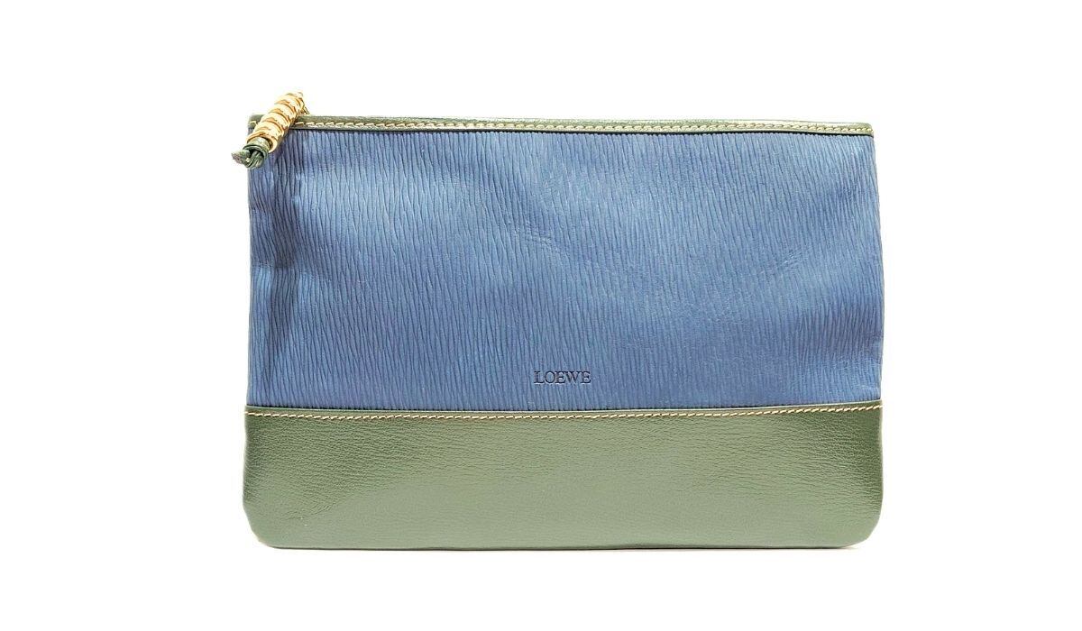 ヴィンテージ LOEWE ロエベ アナグラム セパレート ポーチ ミニ