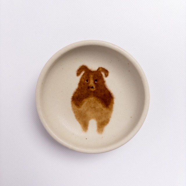 Small plate -Dog-