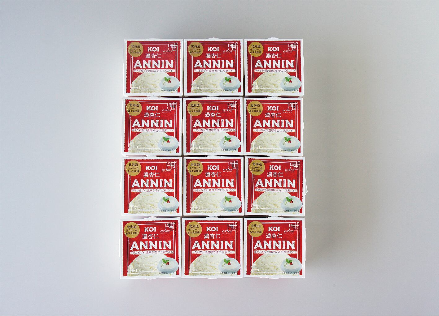 公式オンラインショップだけの特別価格】アイス12個ギフト〜濃杏仁