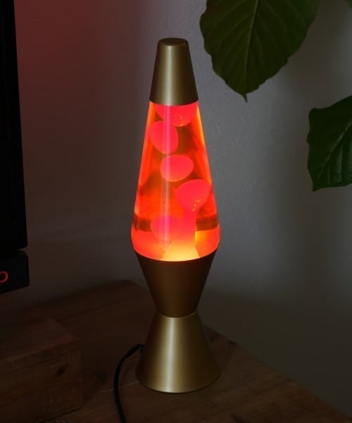 モーションランプ ゴールド×レッド | プレゼント・ギフトなら面白雑貨