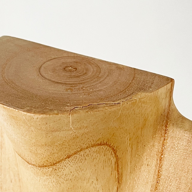 【OUTLET】木製ネックレススタンド・リングスタンド付（ナチュラル）A　ネックレストルソー