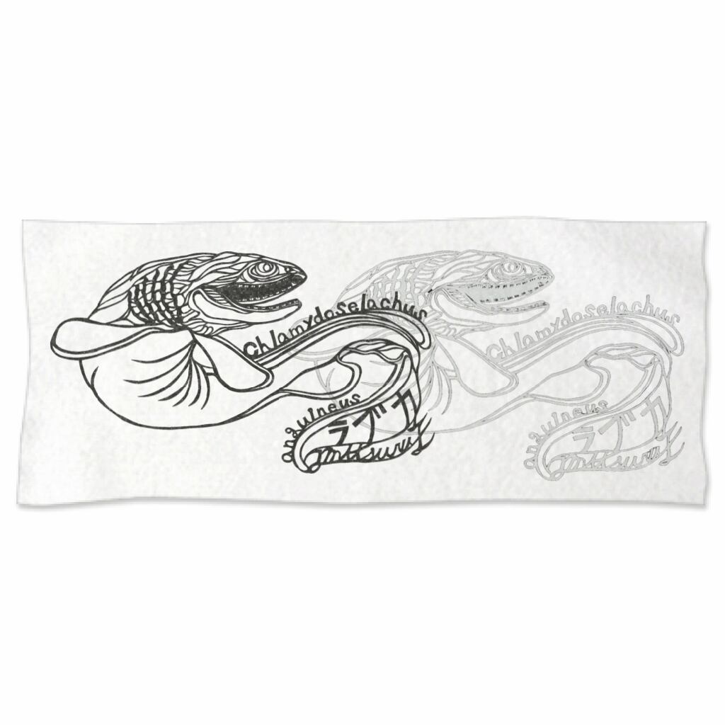 ラブカ切り絵デザイン フェイスタオル | ジョナサン