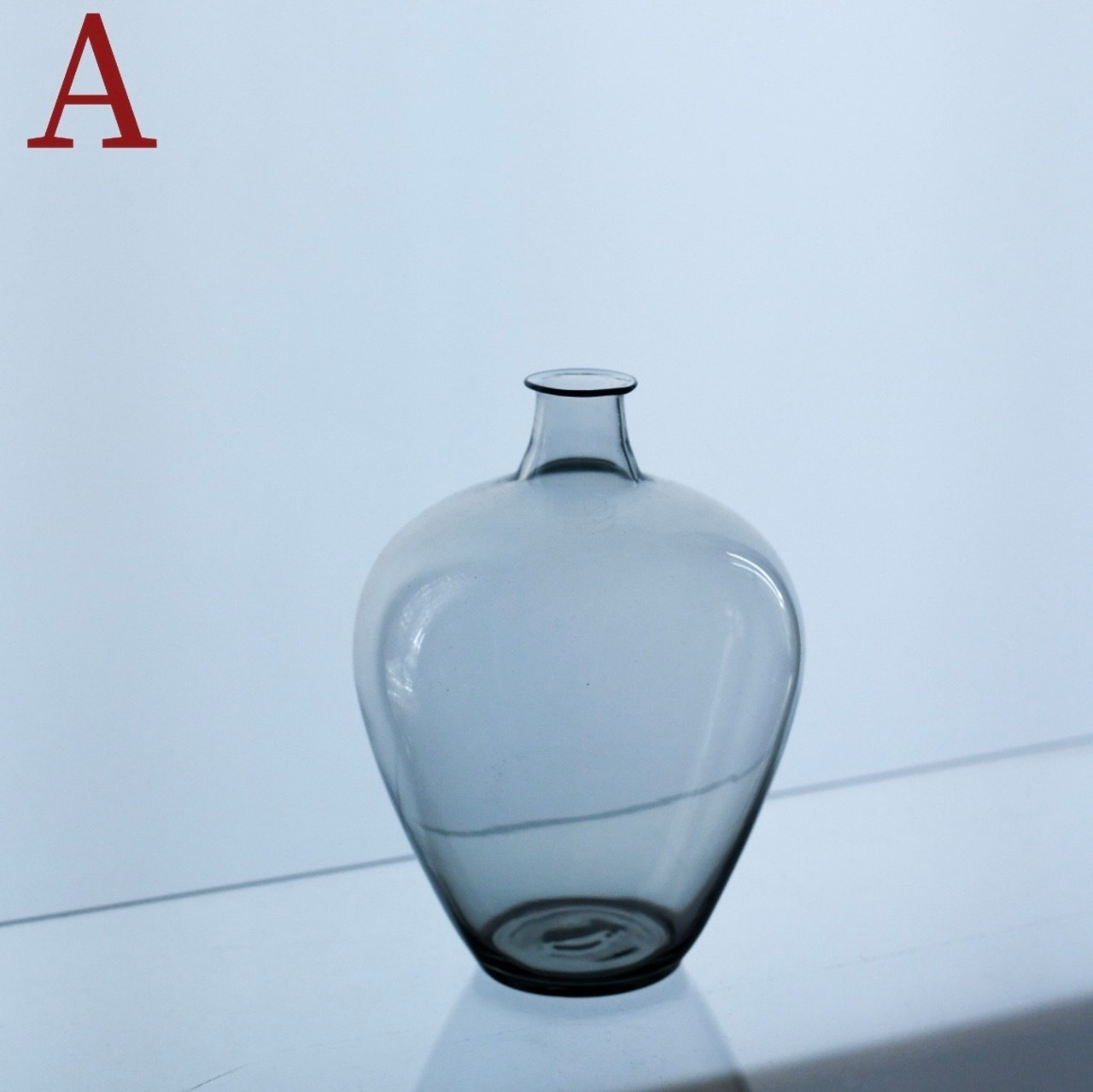 RITO GLASS 花入れ（グレー）
