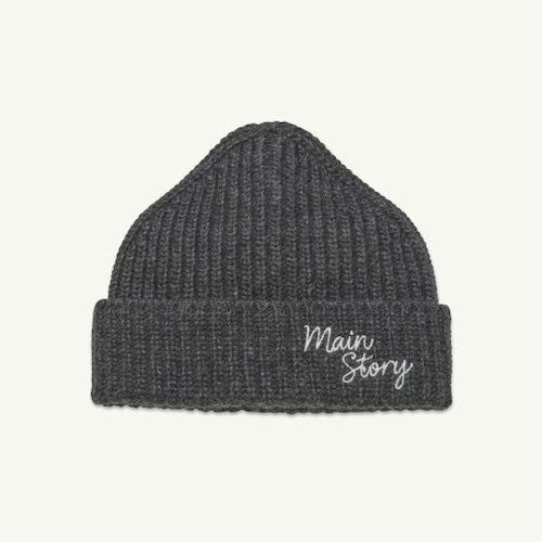 《main story 2026AW》Beanie / Charcoal