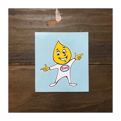 Esso / Esso Oil Drip Boy Welcome Stickers. #170