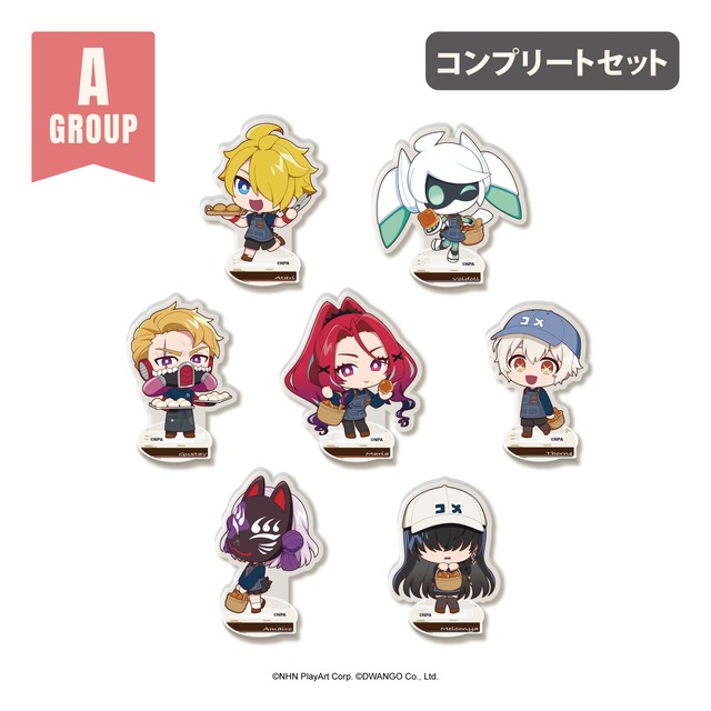 #コンパス 戦闘摂理解析システム × R Baker    トレーディングミニキャラアクリルスタンド 【Aグループ】コンプリートセット