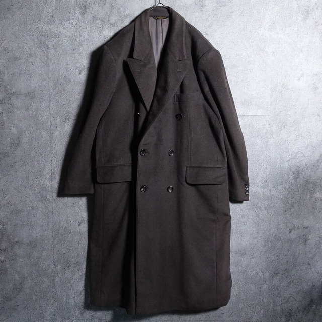 Dark Brown Cashmere Double Long coat