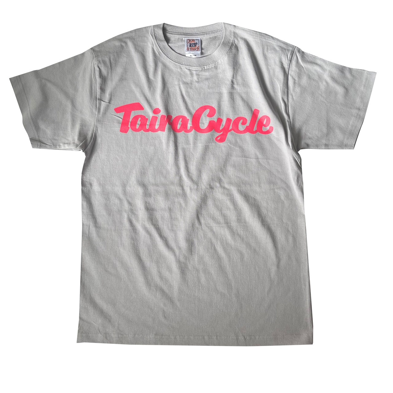 TairaCycle Logo T Shirts Silver gray.07
