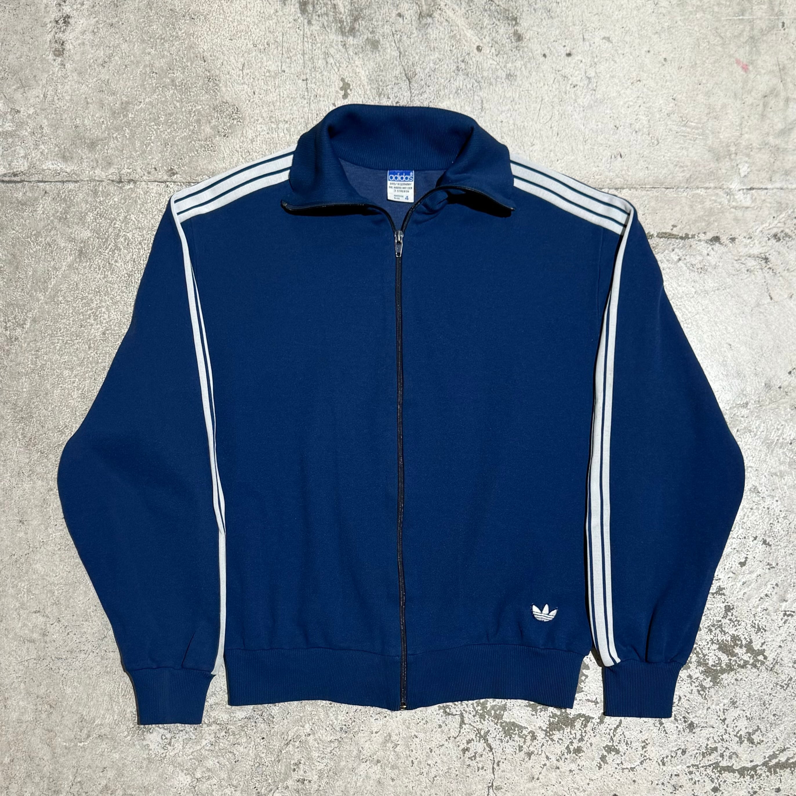 adidas 切り結ん トラックジャケット サイズ6号 80s デサント 西ドイツ製 