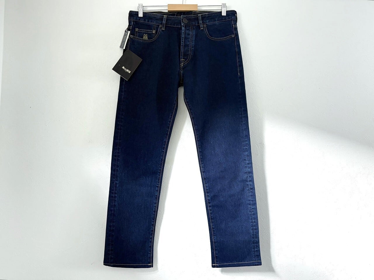 6900】新品17.4万【MOORER / ムーレー 30 PILON ストレッチデニム 最 