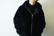 Black bore blouson