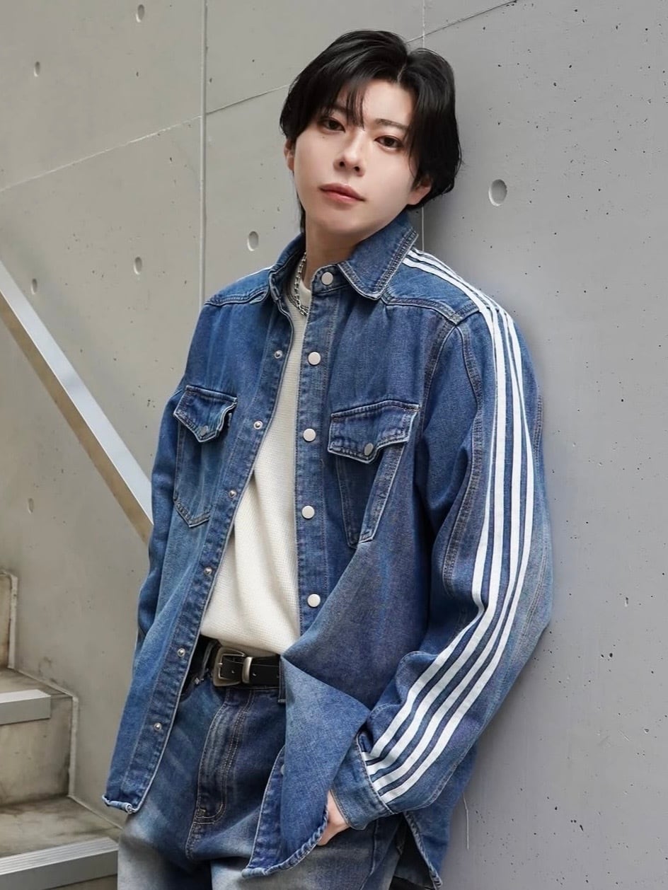ALUDE SELECT】4line big denim jacket（2color） | 【ALUDE】韓国