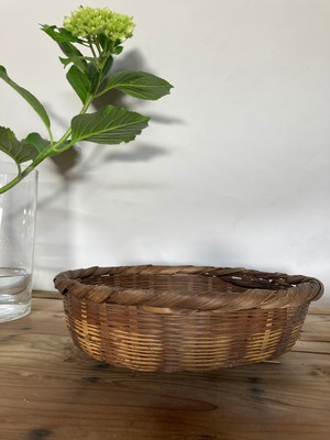 ヴィンテージの竹籠