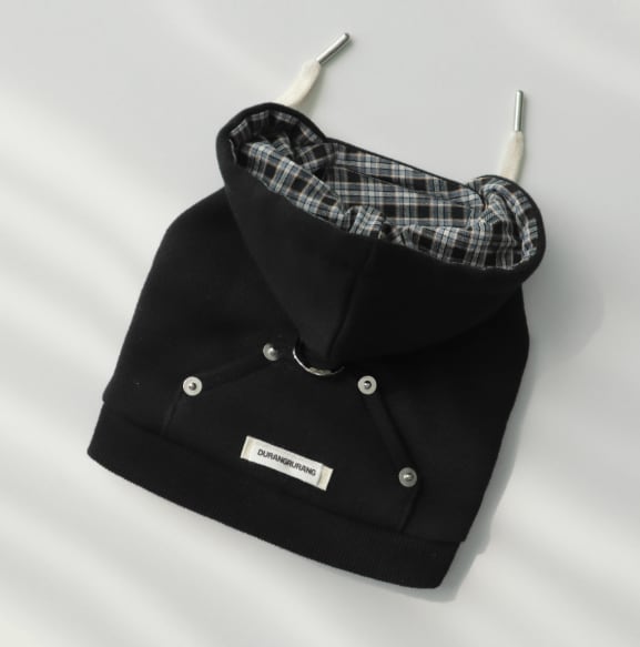 予約【DURANG RURANG】CROP HOODIE HARNESS (Black)
