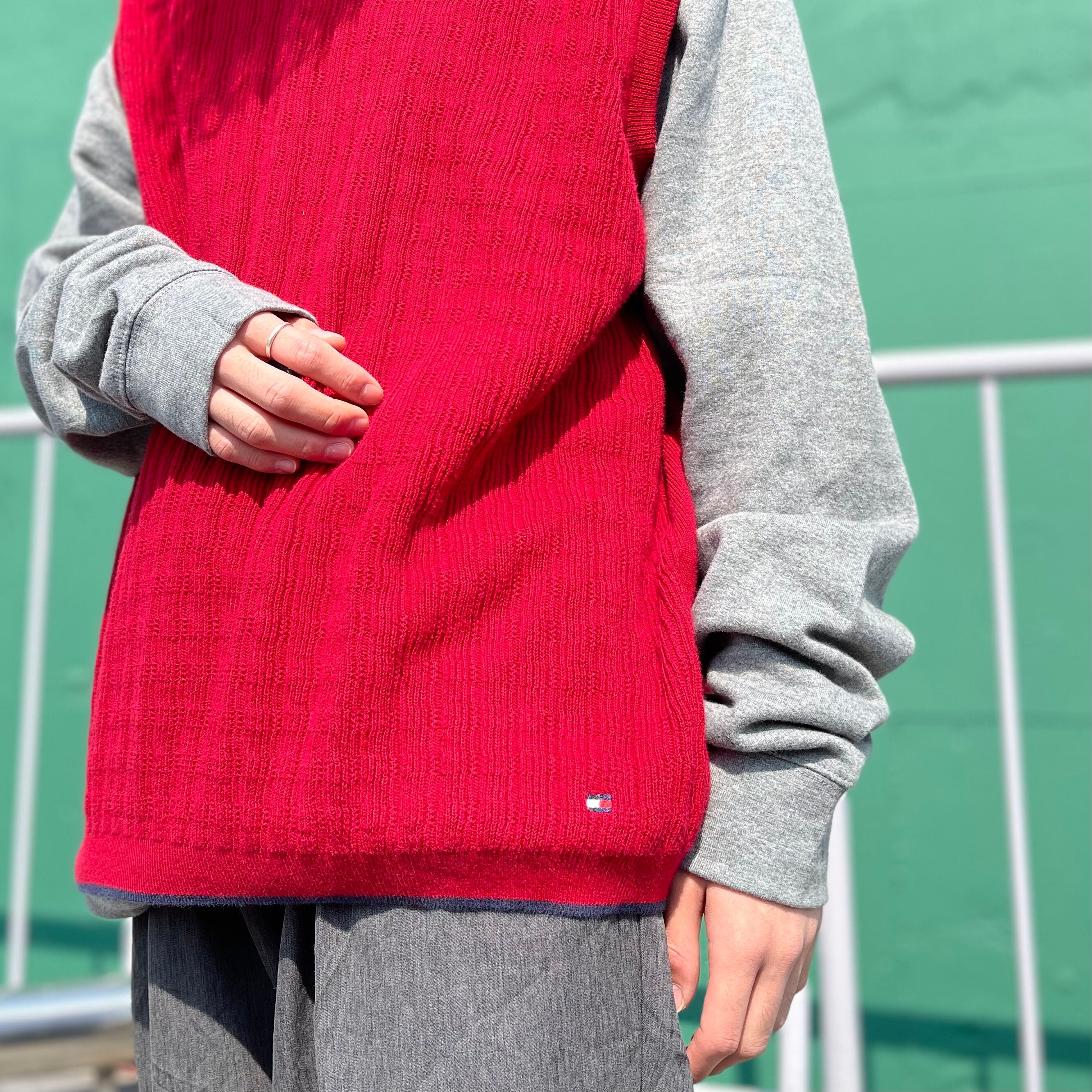 らくらくメ トミーヒルフィガー 旧タグ 刺繍 90s 古着 ftuBn