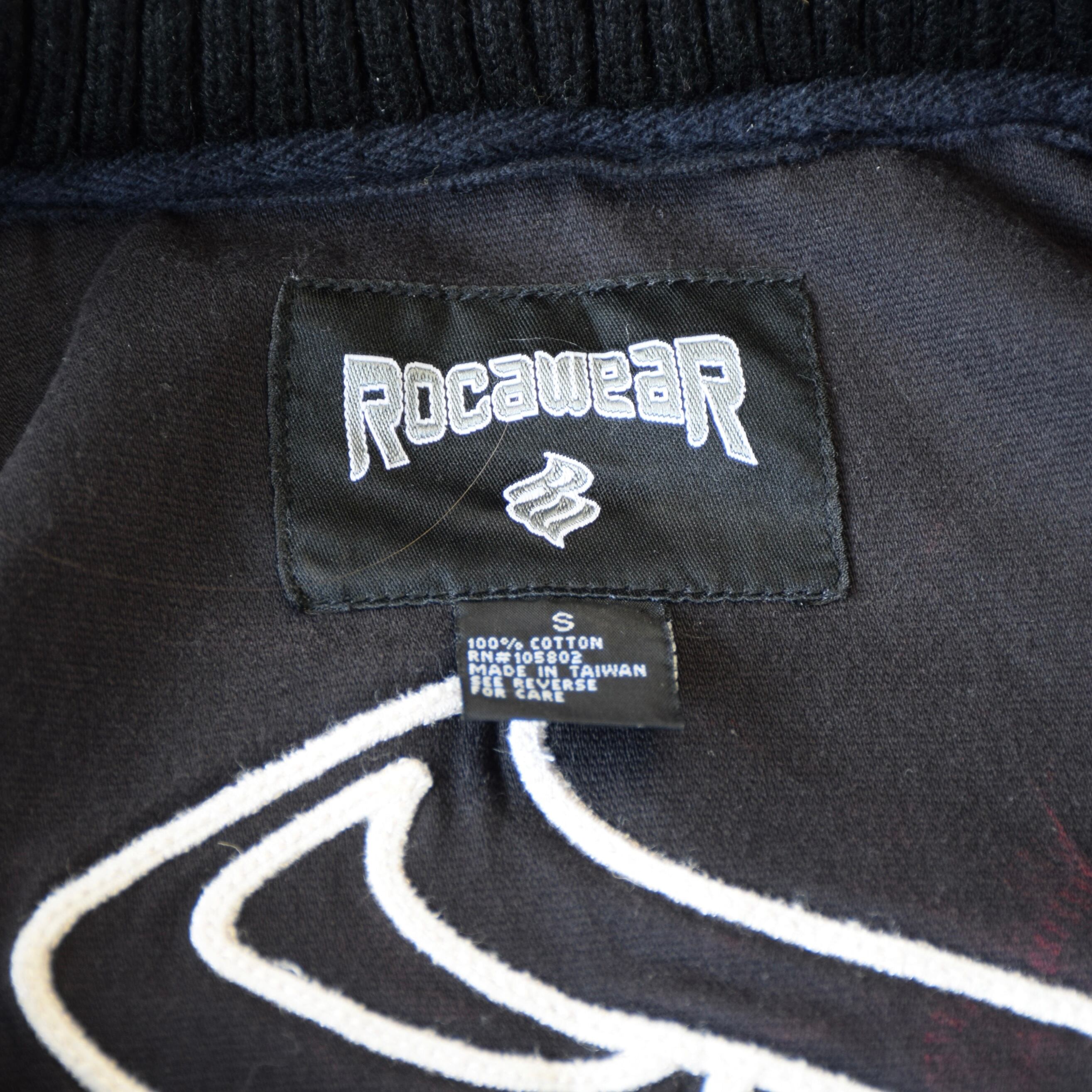 00's ROCAWEAR 短丈ジャケット レディースS ブラック ロカウェア