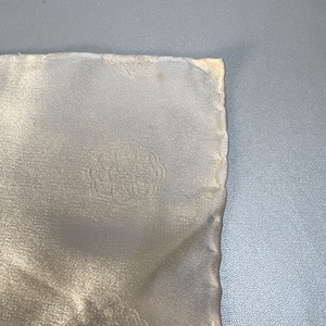 CHANEL シャネル ココマーク タグ付き シルク スカーフ ホワイト A-10131