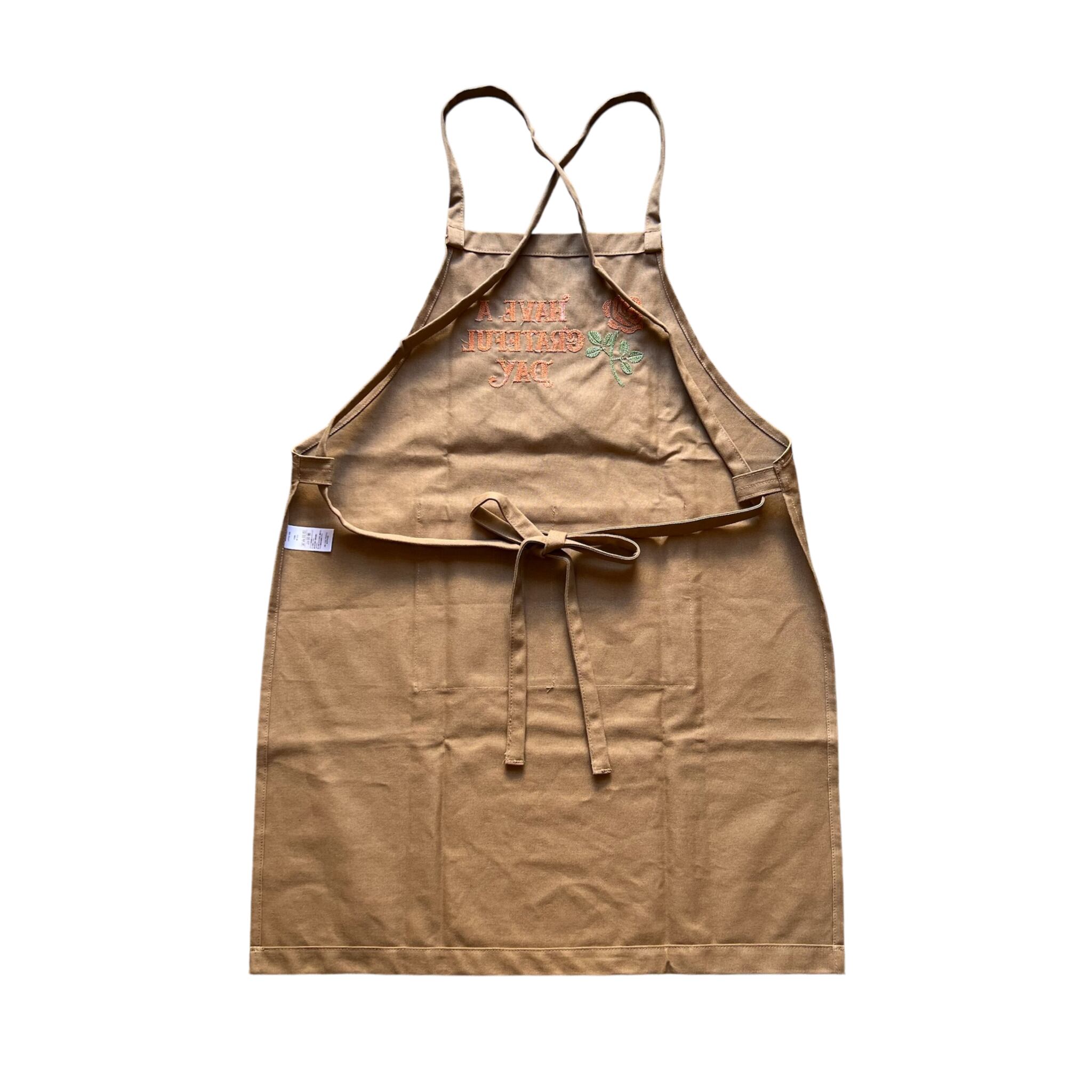 HAVE A GRATEFUL DAY #Apron Camel | BLUE VALENTINE
