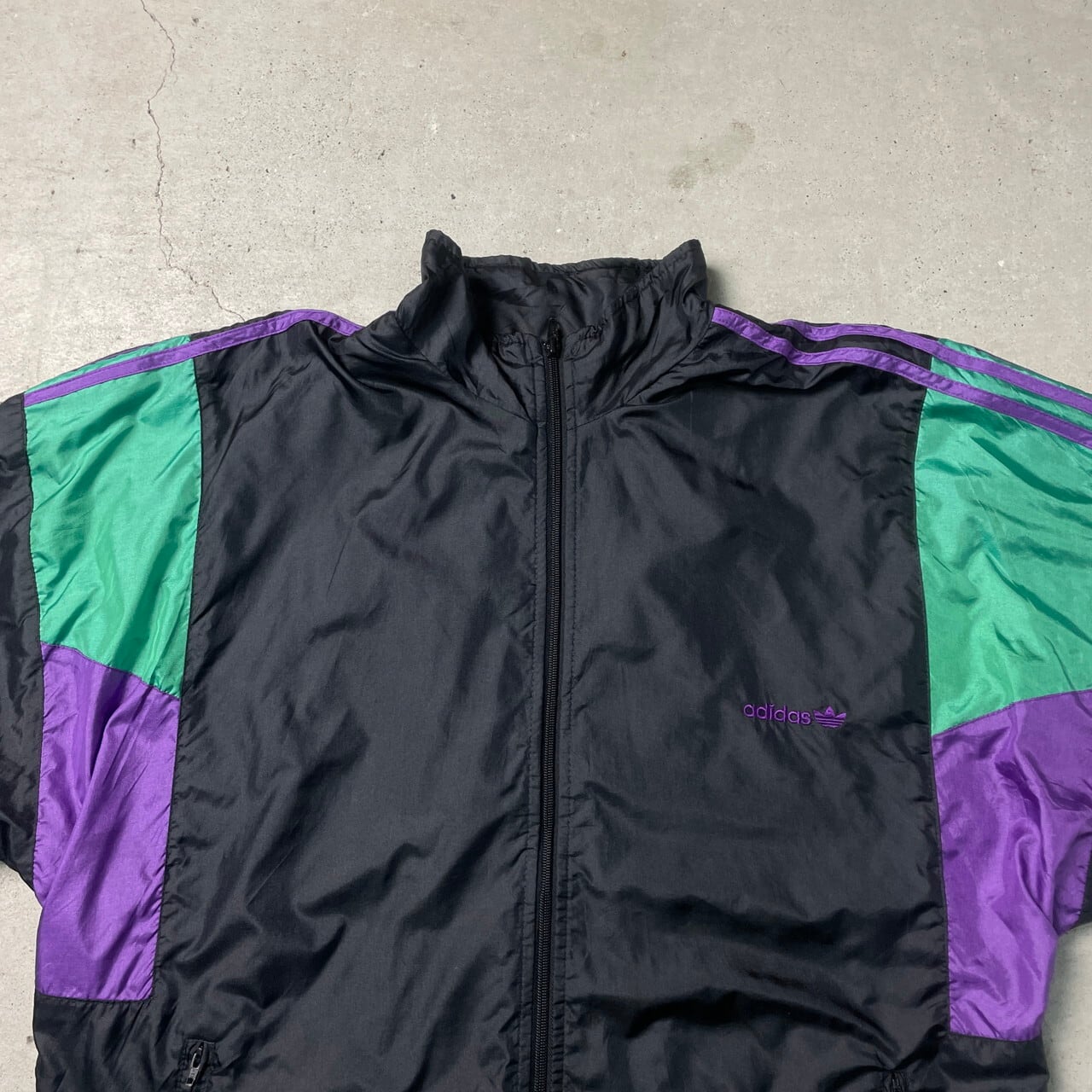 80年代 adidas アディダス ナイロンジャケット トラックジャケット