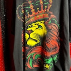 OGABEL グラフィックTシャツ ライオン ラスタカラー ビッグサイズ