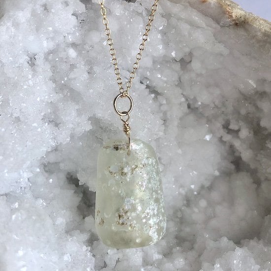 Roman glass Necklace (G) K14GF | 装身具あかり