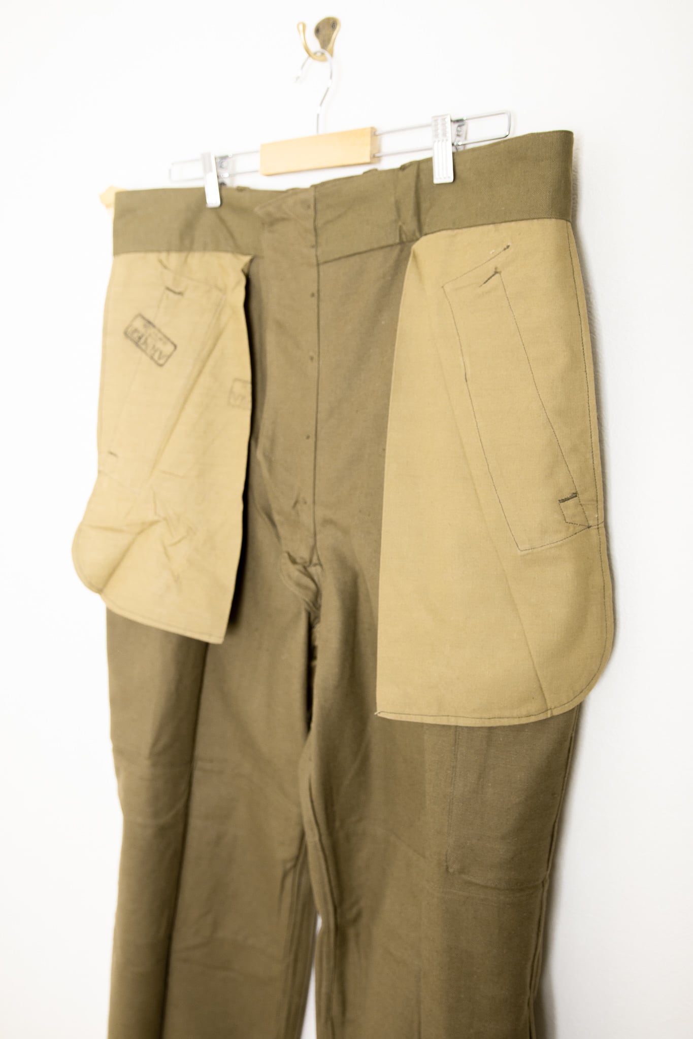 DEADSTOCK】French Army M-47 Trousers Early Model Size45