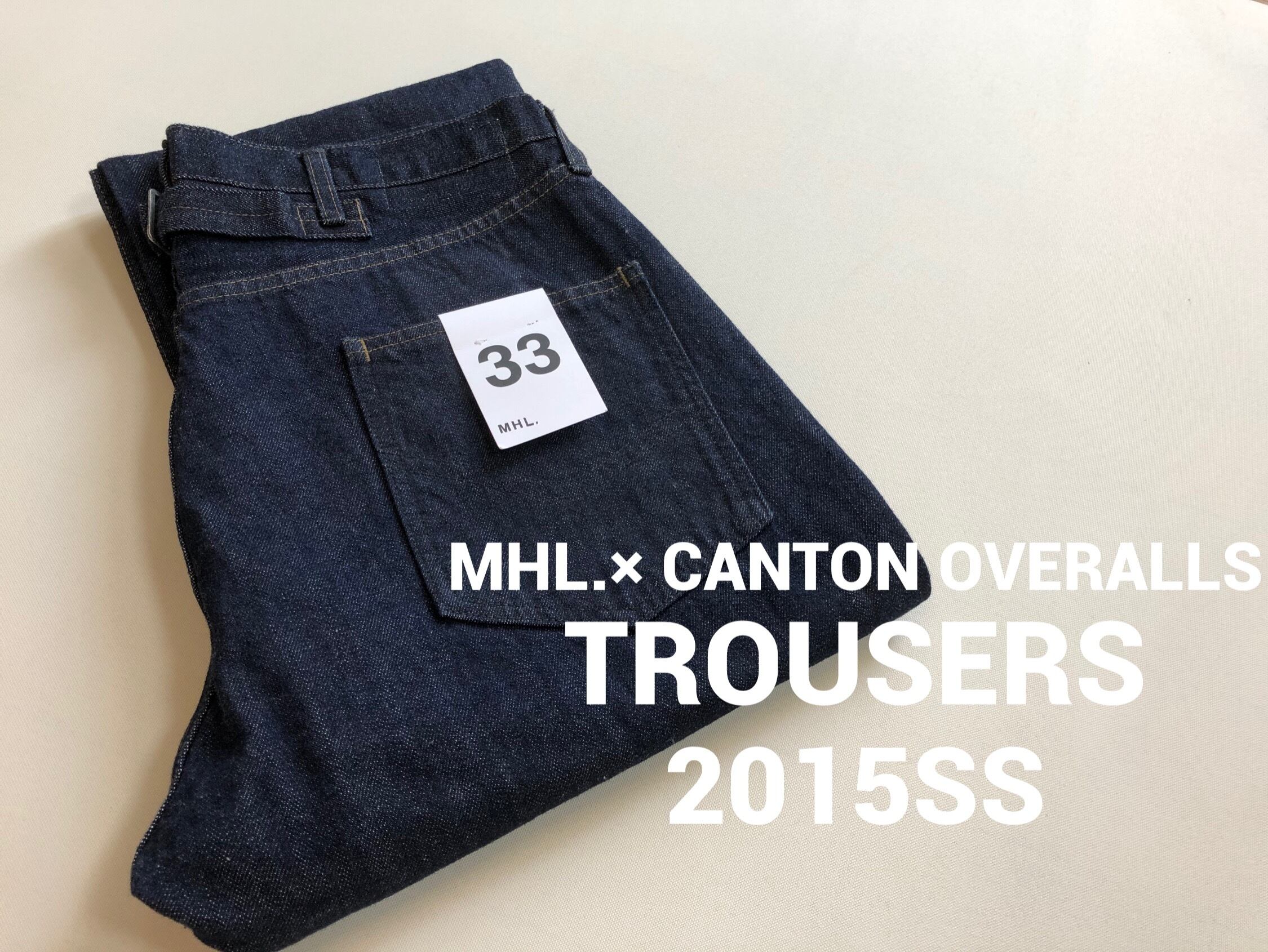 MHL.×CANTON マーガレットハウエル×キャントン デニムトラウザーズ 254