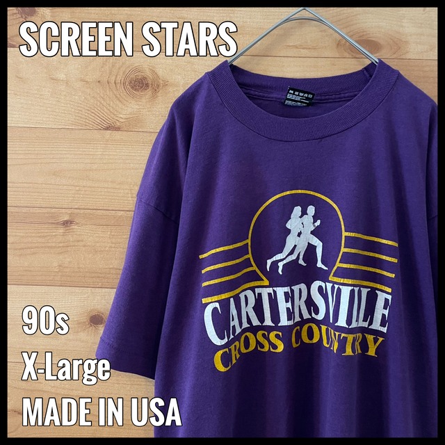 【SCREEN STARS】90s USA製 Tシャツ イベント プリント XL US古着