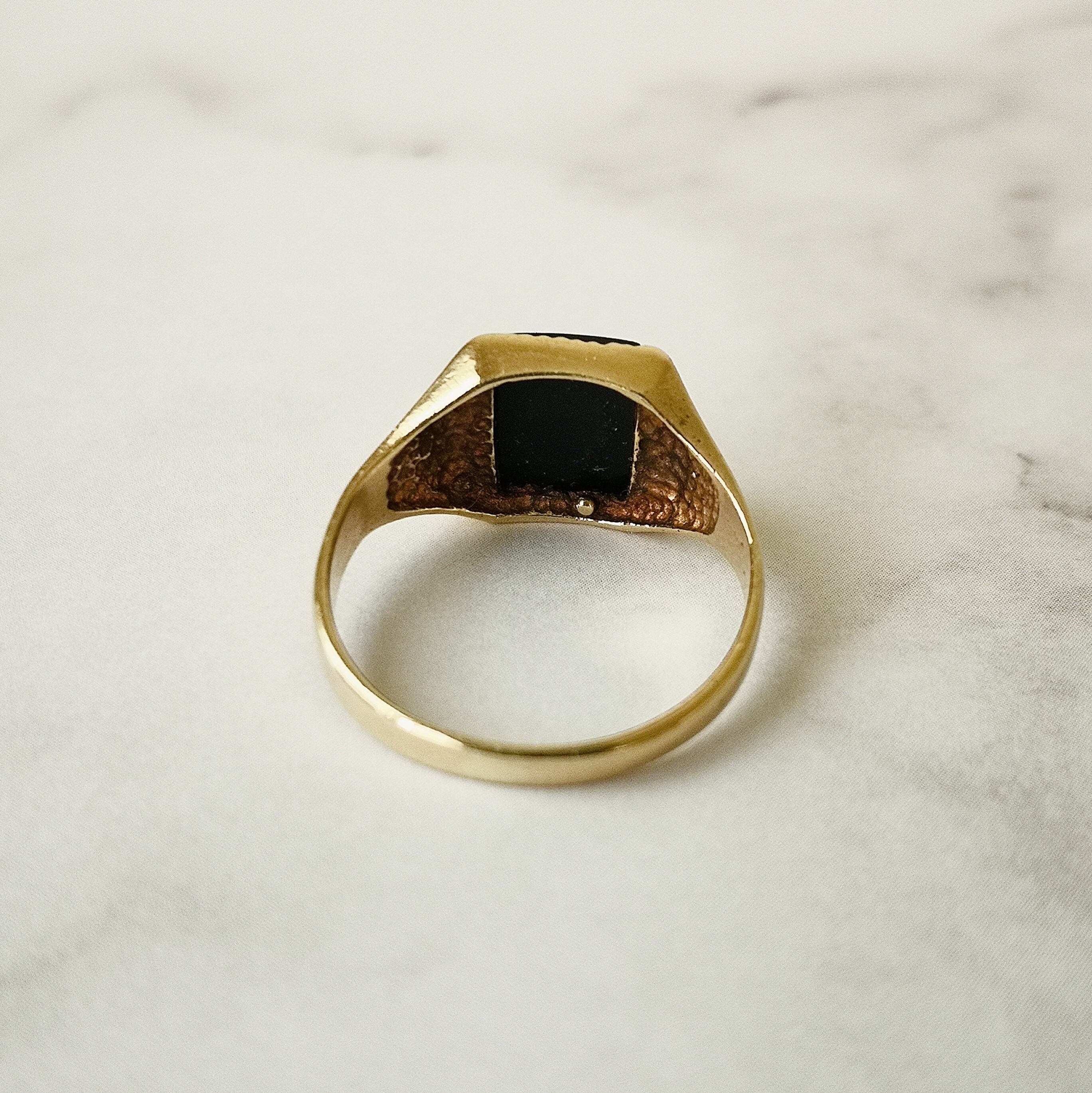 A&G ヴィンテージ リング オニキス 泡だて