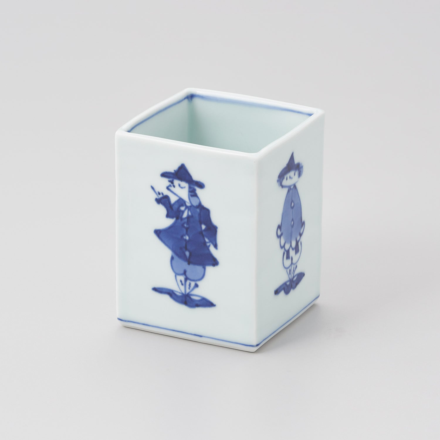 n*a様 トーワ箸立て 1号丸型 黄花柄（箱付き） 昭和