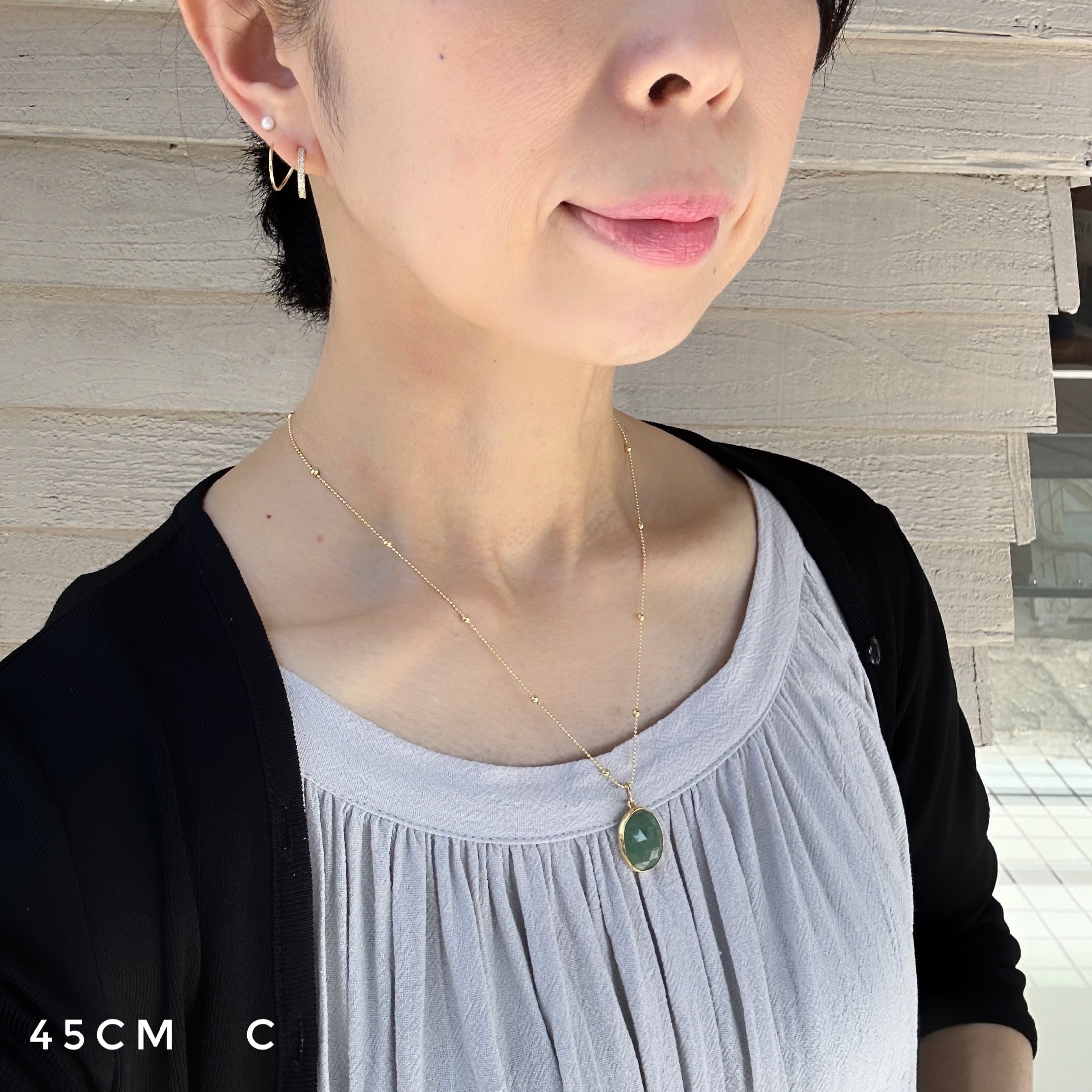 Gold Coating グリーン アベンチュリン ネックレス | 【公式通販】鎌倉
