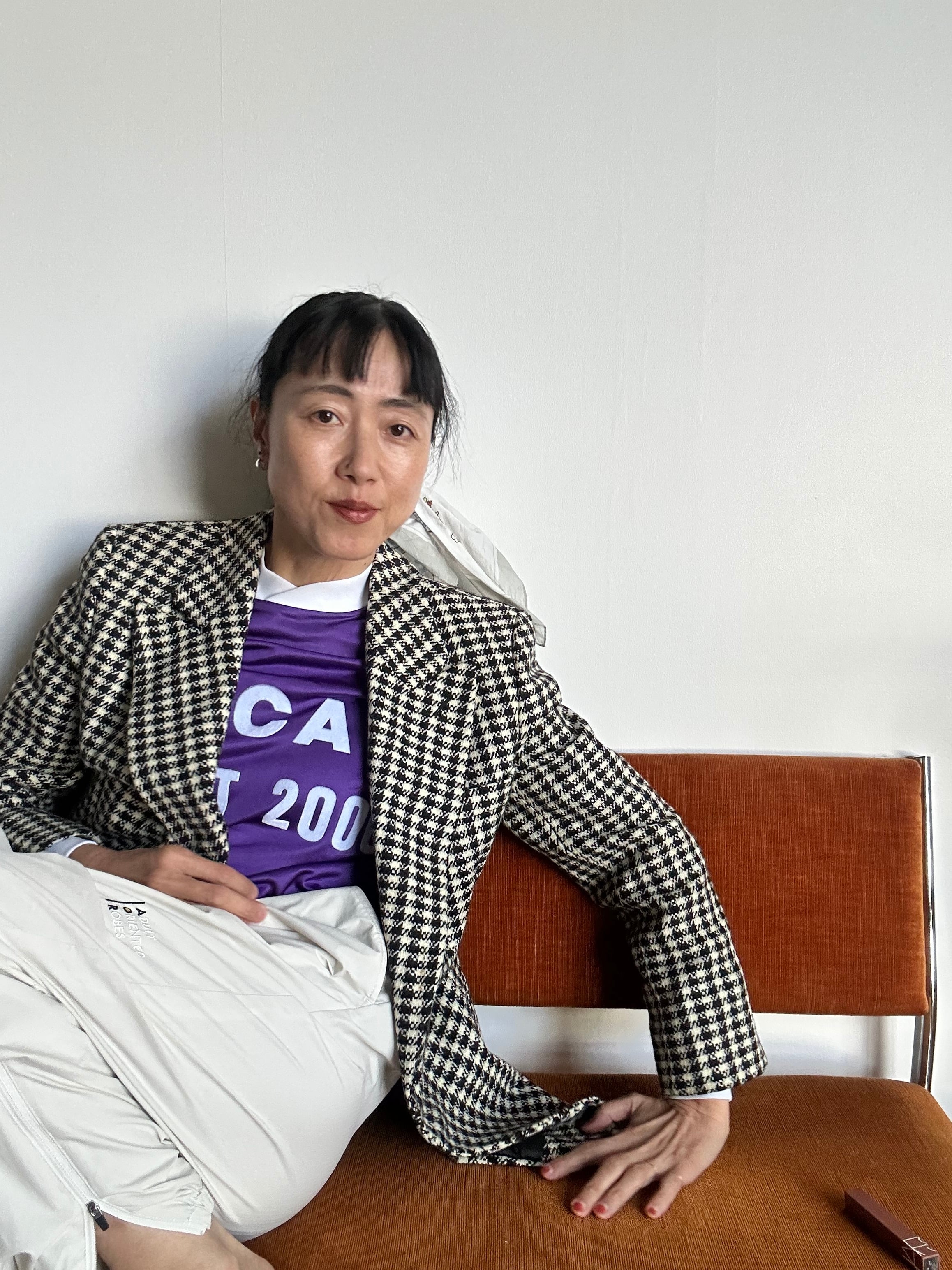 Vintage 千鳥なデザインJACKET GIORGIO ARMANI