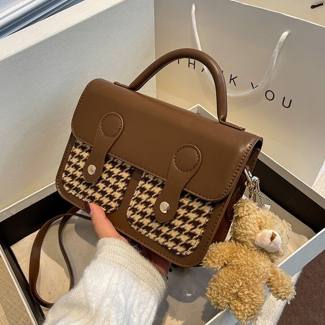 スタンダードオータムウィンター レトロ 秋物 冬物 スクウェア メッセンジャーバッグ Tiancai_Wing_Bag14594408032