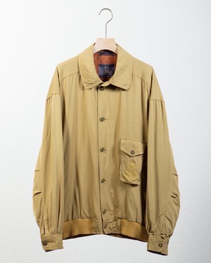 utility pocket rayon wide blouson / Made In Canada