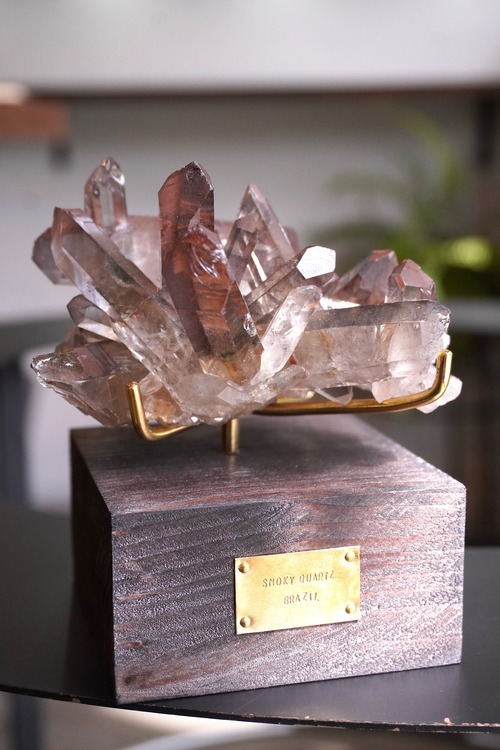HEMATITE COATINGCOVER SMOKY QUARTZ-ヘマタイトコーティングカバー スモーキークォーツ