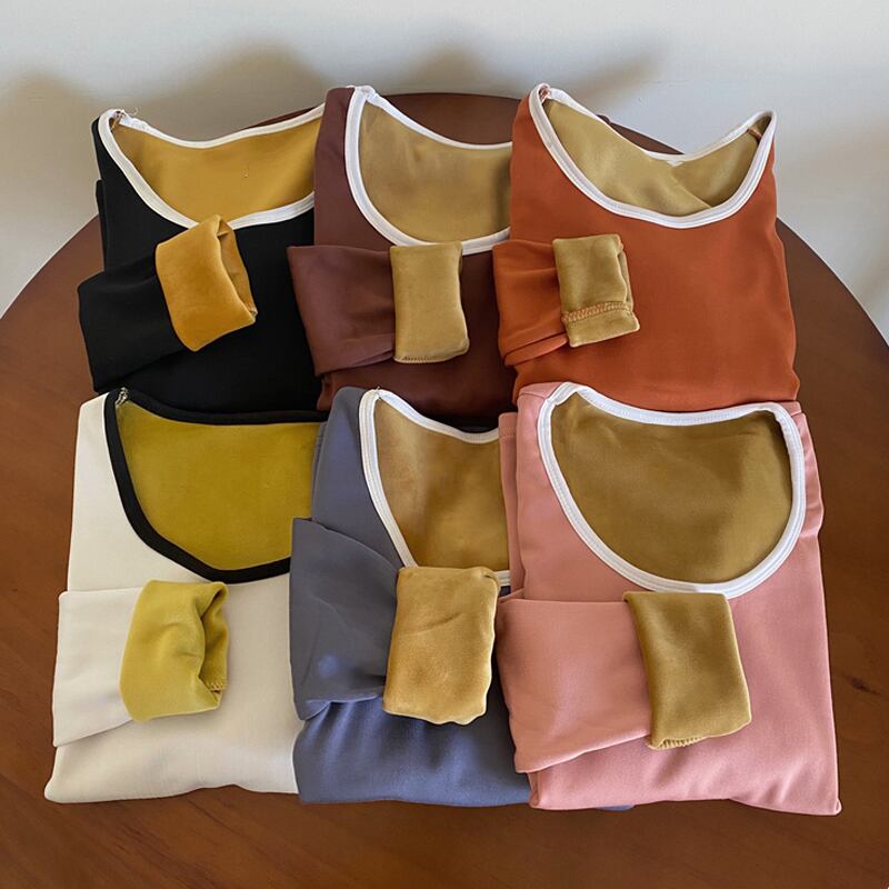 ウィンターベルベットシャツ オータムトップス スタイルスリムTシャツ ロング 秋物 冬物 スーパーモール40093099793