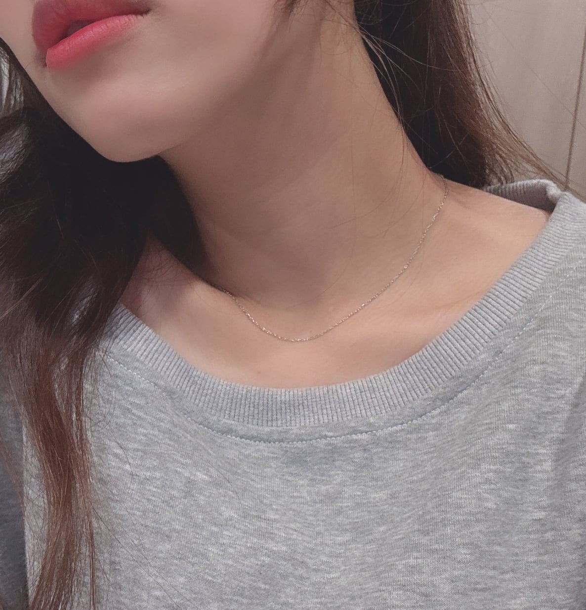 メレダイヤチェーンミディアムネックレス | SASSY ANGEL