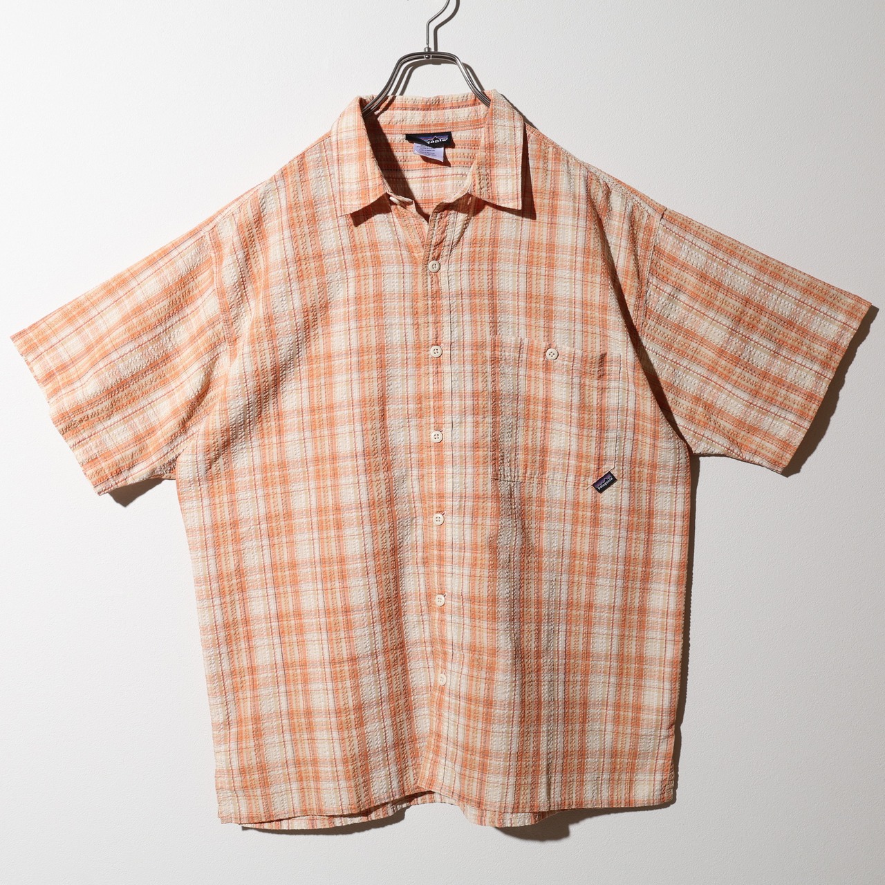 極美品 L 05年 Puckerware Shirt Patagonia パッカーウェアシャツ パタゴニア  シアサッカー