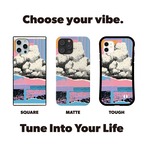 受注生産 iPhoneケース 雲とピンクの風景ZINEコラージュ｜風景コラージュ ZINE019D